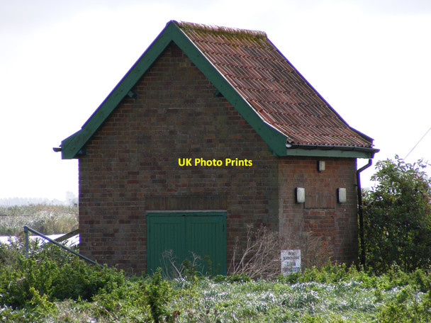 Photo 6"x4" Pumping Station near Claxton Marsh Buckenham c2010