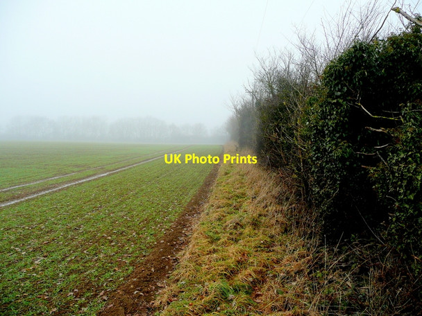 Photo 6"x4" Rutland arable land Belmesthorpe c2010