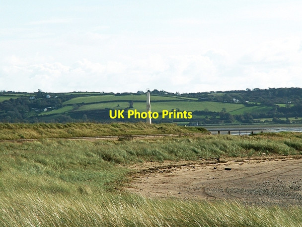 Photo 6"x4" Waymarker, Machynys Peninsula Machynys c2008