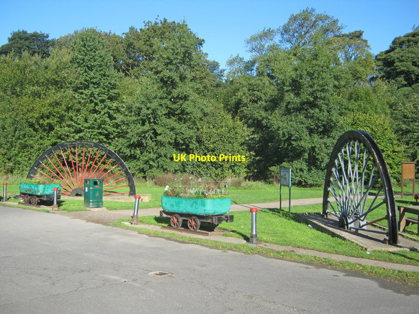 Photo 6"x4" Entrance to the Teversal Trails Nature Reserve Fackley c2010