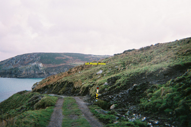 Photo 6"x4" Coastal Path near Pendeen Lighthouse Higher Boscaswell c2011