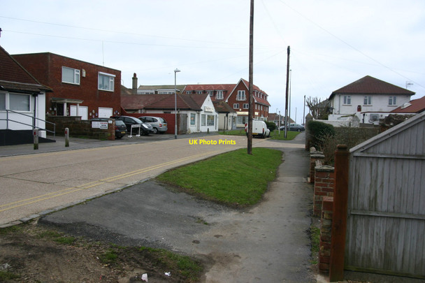 Photo 6"x4" Greenwich Meridian crossing Edith Avenue Telscombe Cliffs c2011