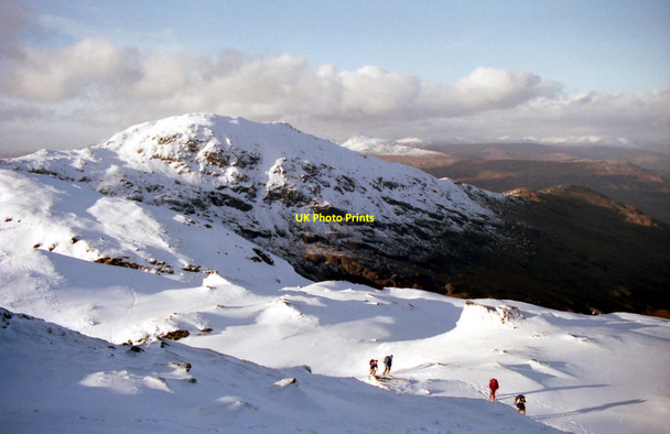 Photo 6"x4" Climbers heading for Beinn a\u00e2\u0080\u0099 Chroin's east top Beinn a' Chroin c1988