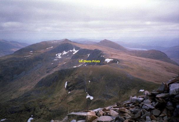 Photo 6"x4" Looking east from Aonach air Chrith Aonach air Chrith c1997
