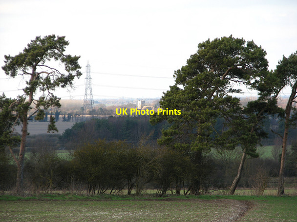 Photo 6"x4" Pines, pylon and tower Great Wilbraham c2011