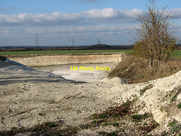 Photo 6"x4" Wilbraham Chalk Quarry Great Wilbraham c2011