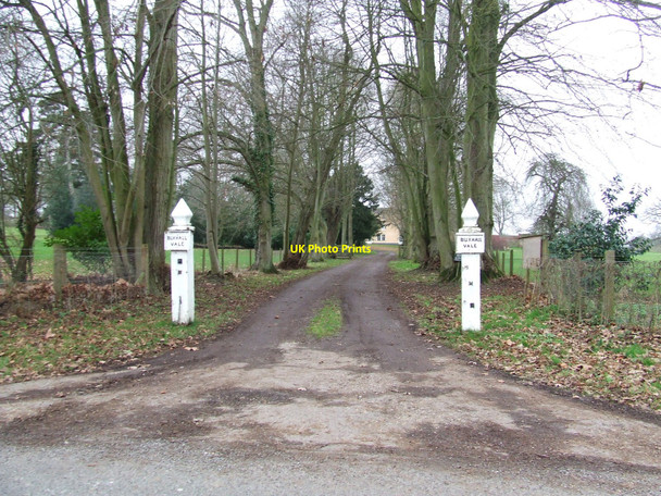 Photo 6"x4" Entrance To Buxhall Vale Buxhall Fen Street c2011