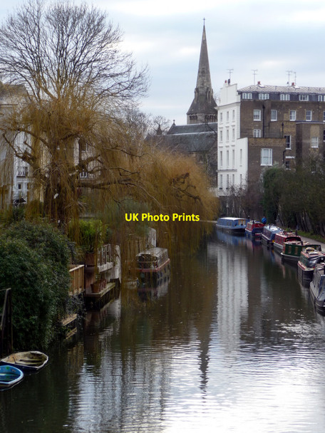 Photo 6"x4" Regents Canal, London NW1 Camden Town c2011