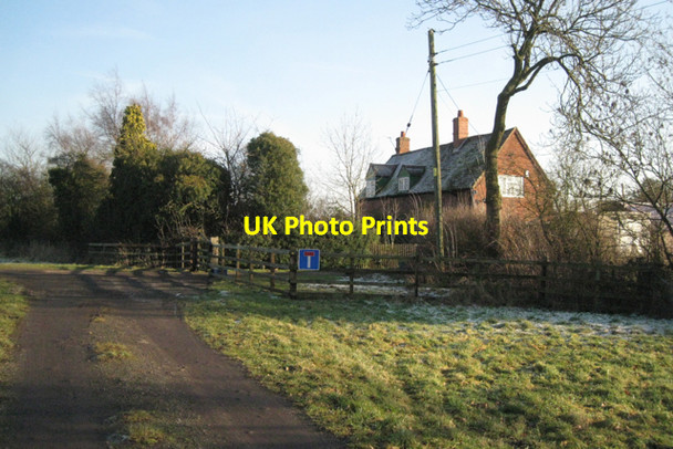 Photo 6"x4" The end of Blind Lane Benton Green c2011