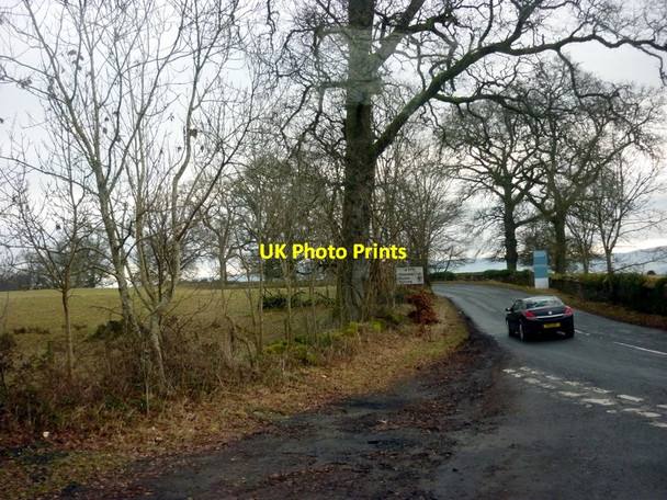 Photo 6"x4" The junction of the A81 with the A873 to Thornhill Port of Menteith c2011