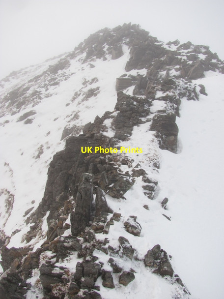 Photo 6"x4" East ridge, Druim Shionnach Loch a' Mhaoil Dh\u00ecsnich c2011