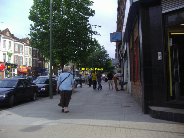 Photo 6"x4" Shopping centre, East Finchley High Road Finchley c2007