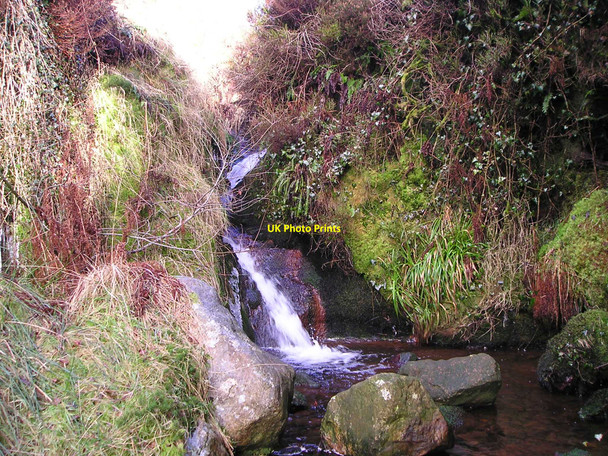 Photo 6"x4" Two stage waterfall Garnant c2011