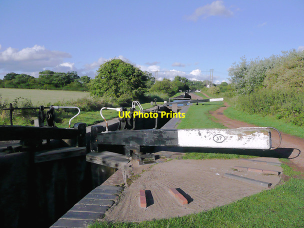 Photo 6"x4" Tardebigge  Lock No 37, Worcestershire Bromsgrove c2010