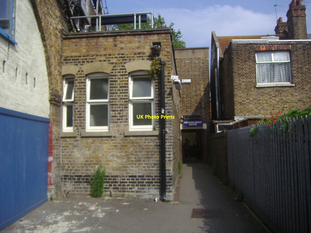 Photo 6"x4" Stamford Brook station rear entrance Chiswick c2008