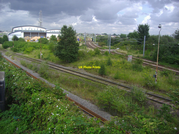 Photo 6"x4" Railway lines, Old Oak Common Acton\/TQ2080 c2008