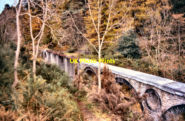 Photo 6"x4" Glen Mooar, Rod Viaduct Agneash c1974