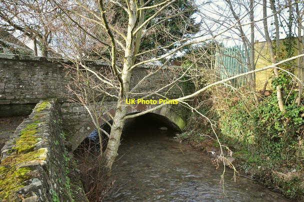 Photo 6"x4" Wrafton Bridge on Knowl Water as seen from upstream Wrafton c2011