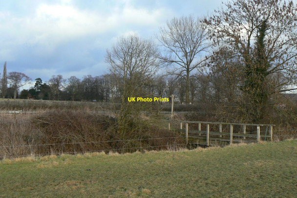 Photo 6"x4" Footbridge near Langar Langar c2011