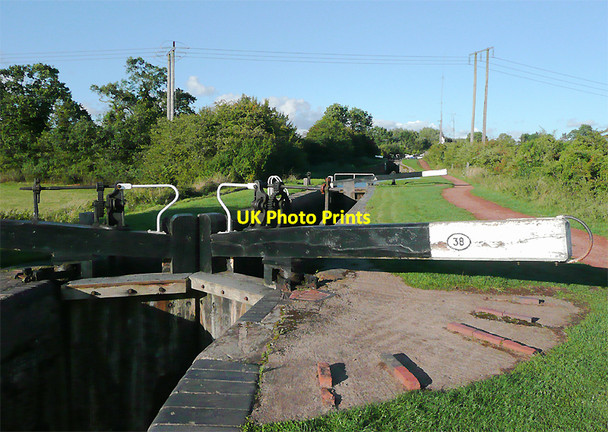 Photo 6"x4" Tardebigge Lock No 38, Worcestershire Bromsgrove c2010