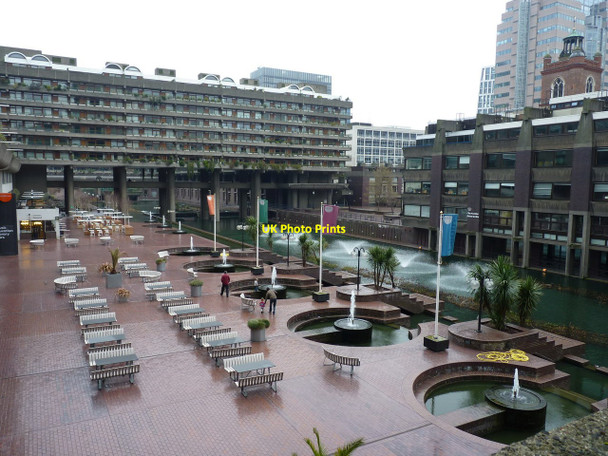 Photo 6"x4" Central plaza in The Barbican London c2011