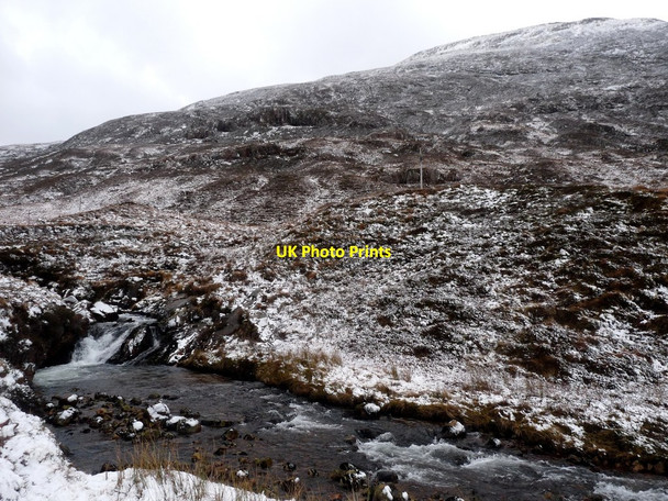 Photo 6"x4" Allt na Lairige Moire Lairigm\u00f2r c2011