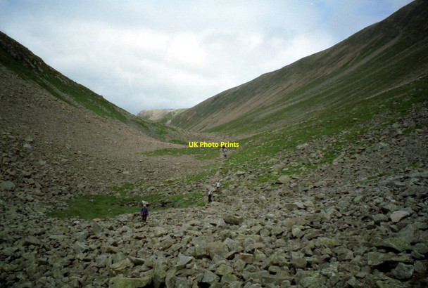 Photo 6"x4" Over the 'summit' March Burn\/NH9701 c1994