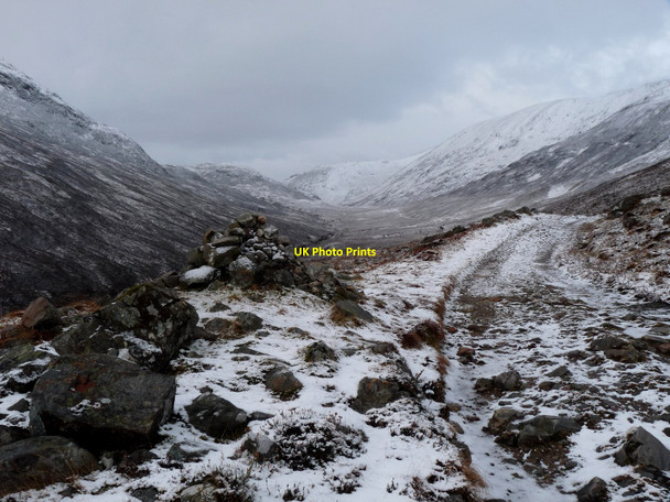 Photo 6"x4" West Highland Way stretches into the Lairig Mor Kinlochmore c2011