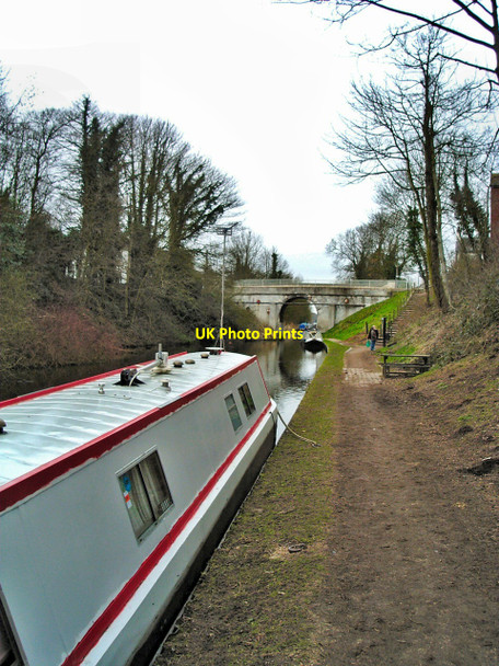 Photo 6"x4" Canal Scene, Brewood Brewood c2004