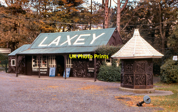 Photo 6"x4" Laxey Station (1974) Laxey c1974