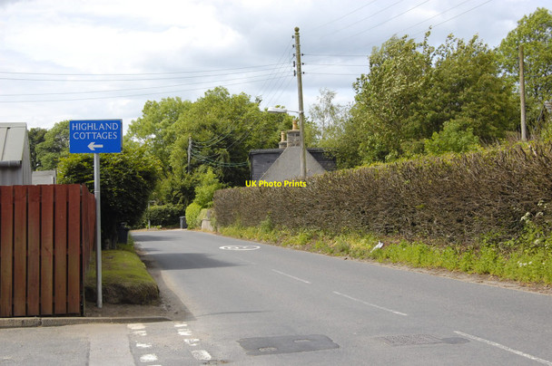 Photo 6"x4" Road into the village Hatton of Fintray c2010
