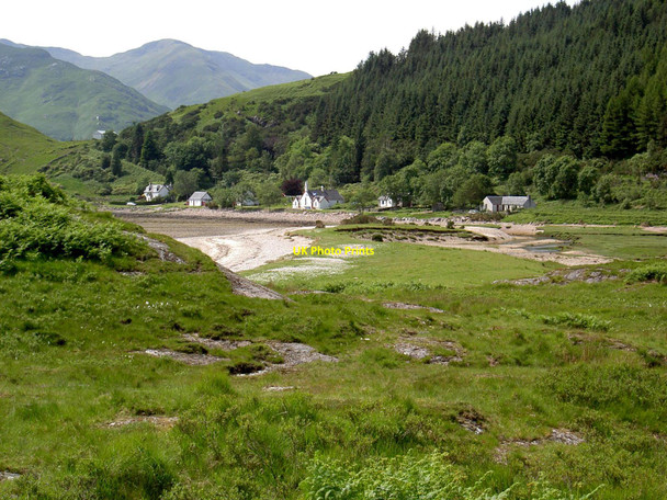 Photo 6"x4" Kingairloch church and Glengalmadale beach Camasnacroise c2005