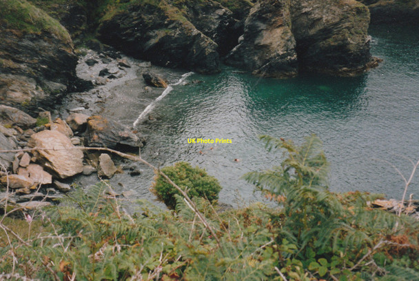 Photo 6"x4" Paradoe Cove at Nare Head in 1992 Carne\/SW9138 c1992