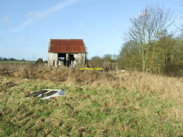 Photo 6"x4" Old Shed Dalham c2011