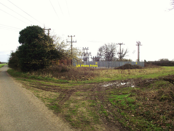 Photo 6"x4" Electricity Substation Bardwell c2011