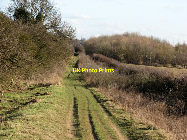 Photo 6"x4" South-east on the Roman Road Babraham c2011