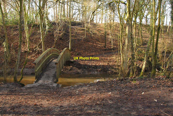 Photo 6"x4" Footbridge over Cogshall Brook Anderton\/SJ6475 c2011
