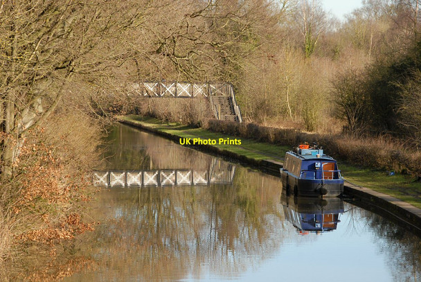 Photo 6"x4" Narrow Boat moorings Northwich c2011