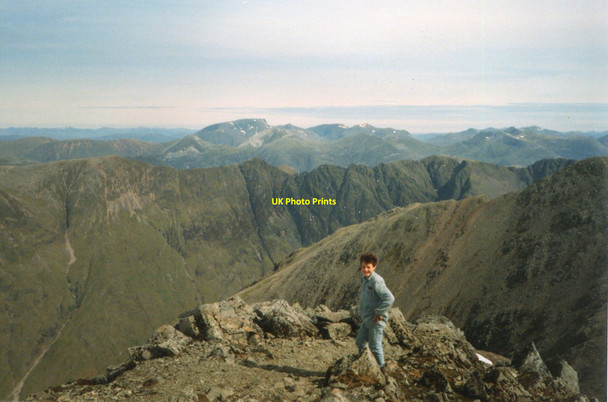 Photo 6"x4" View from Bidean Nam Bian Dalness\/NN1651 c1991