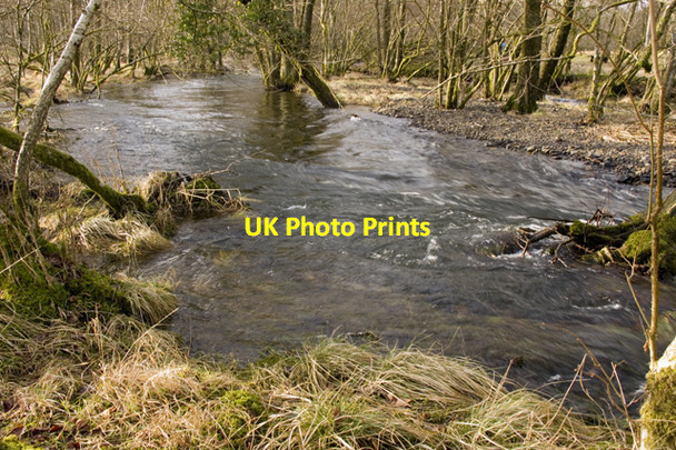 Photo 6"x4" Cunsey Beck in spate High Cunsey c2011