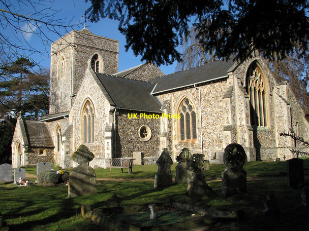 Photo 6"x4" Hildersham: Holy Trinity Hildersham c2011