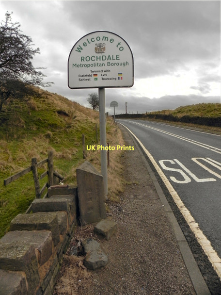 Photo 6"x4" Welcome To Rochdale Nangreaves c2011