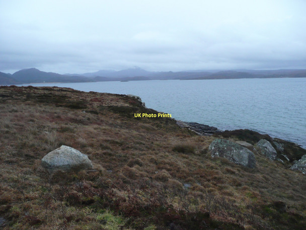 Photo 6"x4" Boulders above the beach Lonemore\/NG7877 c2011