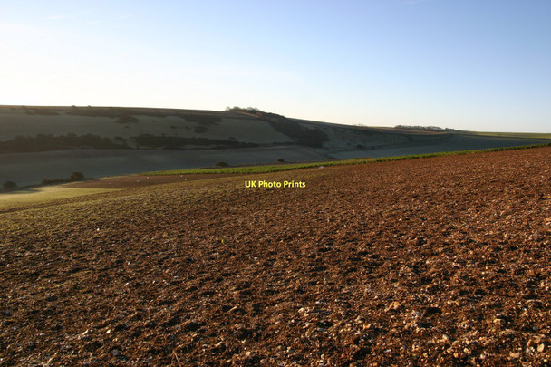 Photo 6"x4" Greenwich Meridian crossing Fore Hill Telscombe c2011