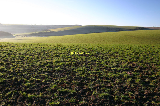 Photo 6"x4" Greenwich Meridian on Mill Hill Rodmell c2011