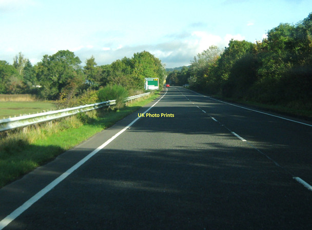 Photo 6"x4" Approaching the turning to Creetown on the A75 Creetown c2010