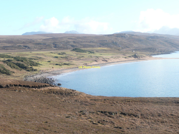 Photo 6"x4" Moorland above the big beach at Red Point Redpoint c2011