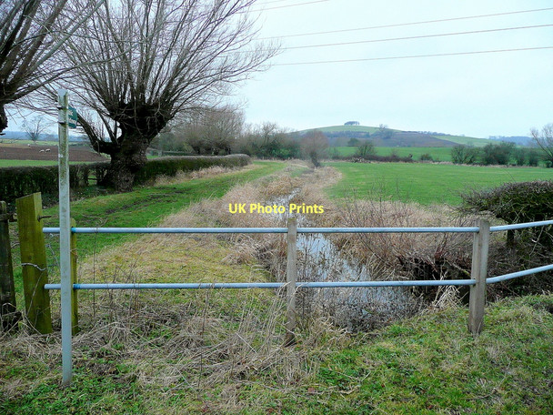 Photo 6"x4" Bridleway and drain Ashleworth c2011