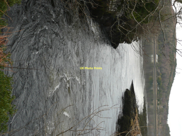 Photo 6"x4" River Ewe enters Loch Ewe Pool Crofts c2011