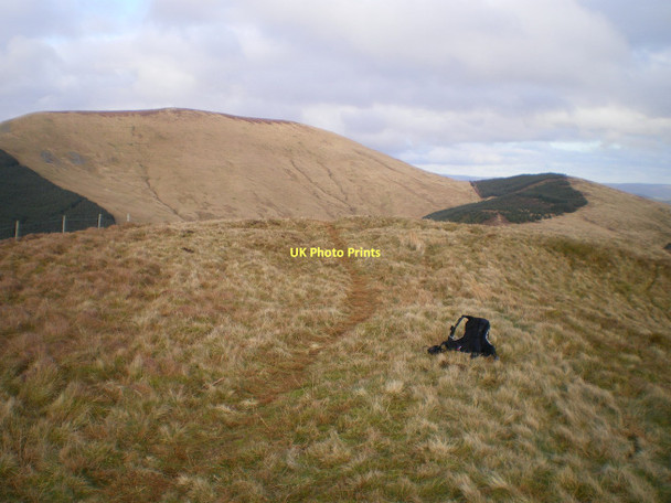 Photo 6"x4" At the summit of Mynydd Rhyd-galed Abergynolwyn c2011